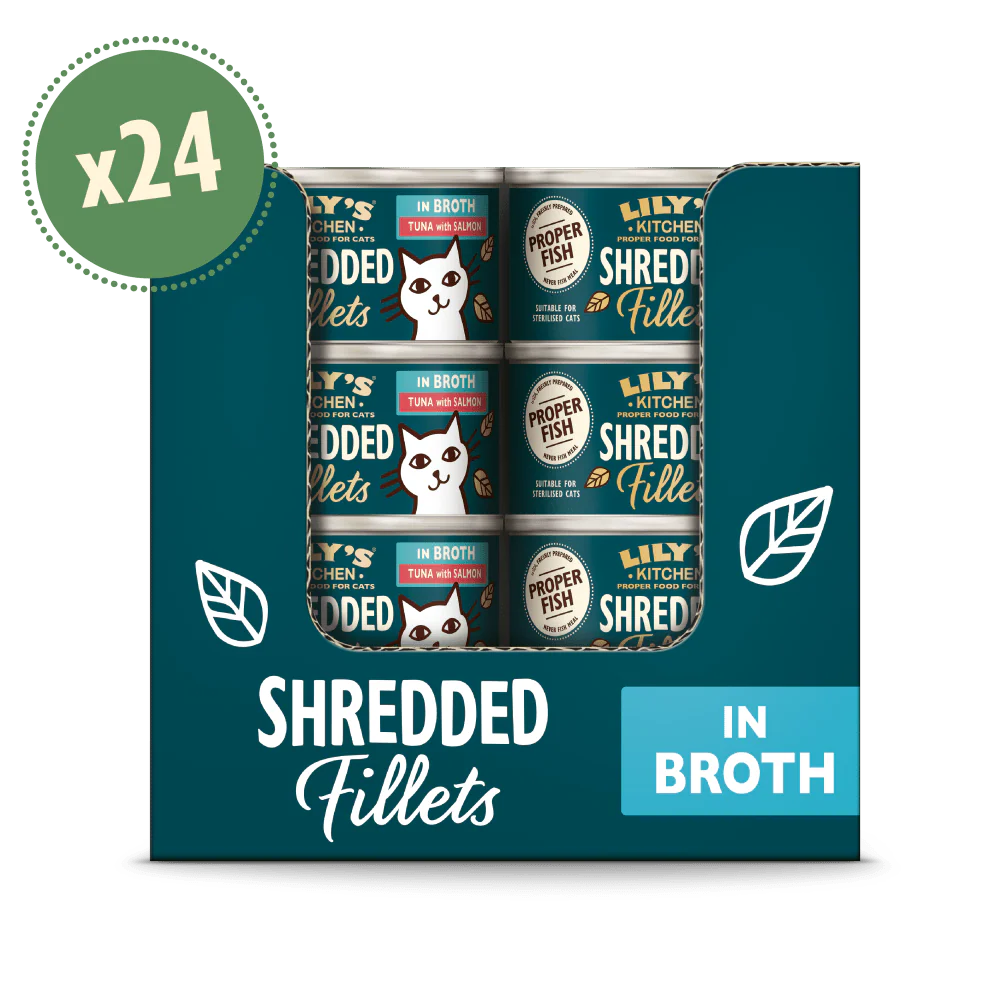 Shredded Fillets in Broth Tuna with Salmon (24 x 70g)
